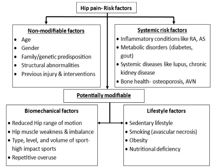 hip pain Risk factor